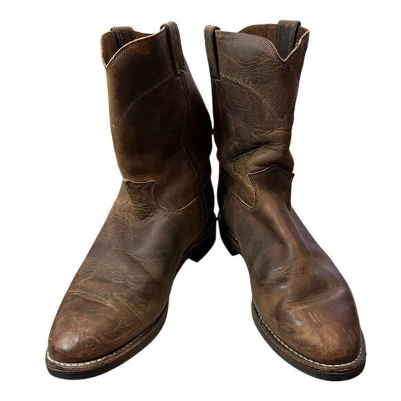 Justin 4116 Men\'s Classic Roper Boot Bay Apache Cowhide Foot and a Roper Toe 10 main image 6